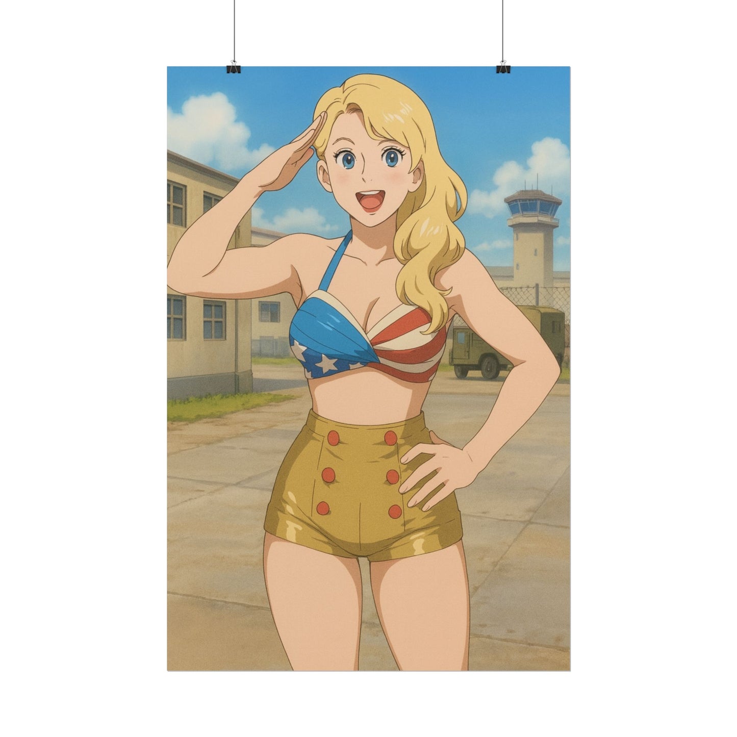 Loco Fits Anime Wrestling 'Salute Lacey Evans' Poster