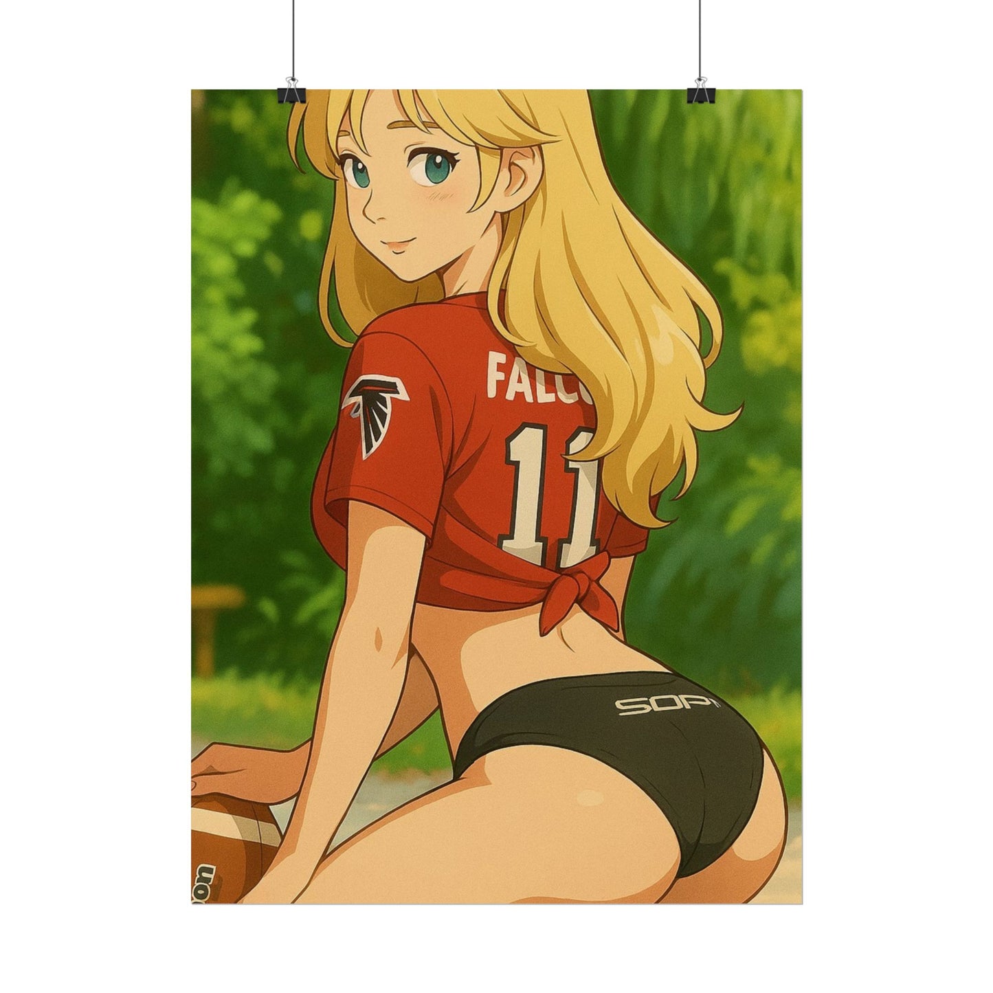 Loco Fits Anime Girls 'Falcons Girl Swimsuit 1' Poster