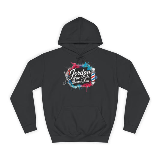 Jordan New Style Barbershop Alternative Logo V2 College Hoodie