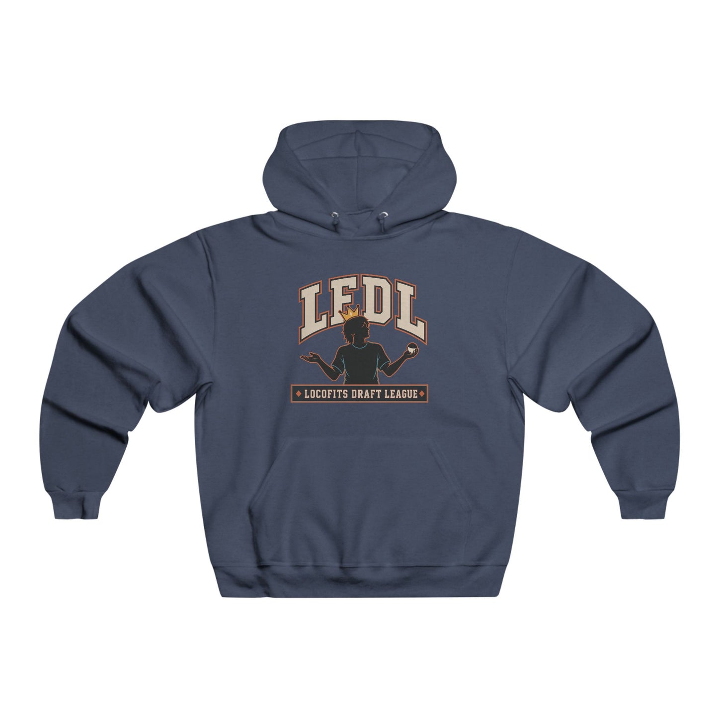 LocoFits Draft League LFDL Portrait Silhouette AP Men's NUBLEND® Hooded Sweatshirt