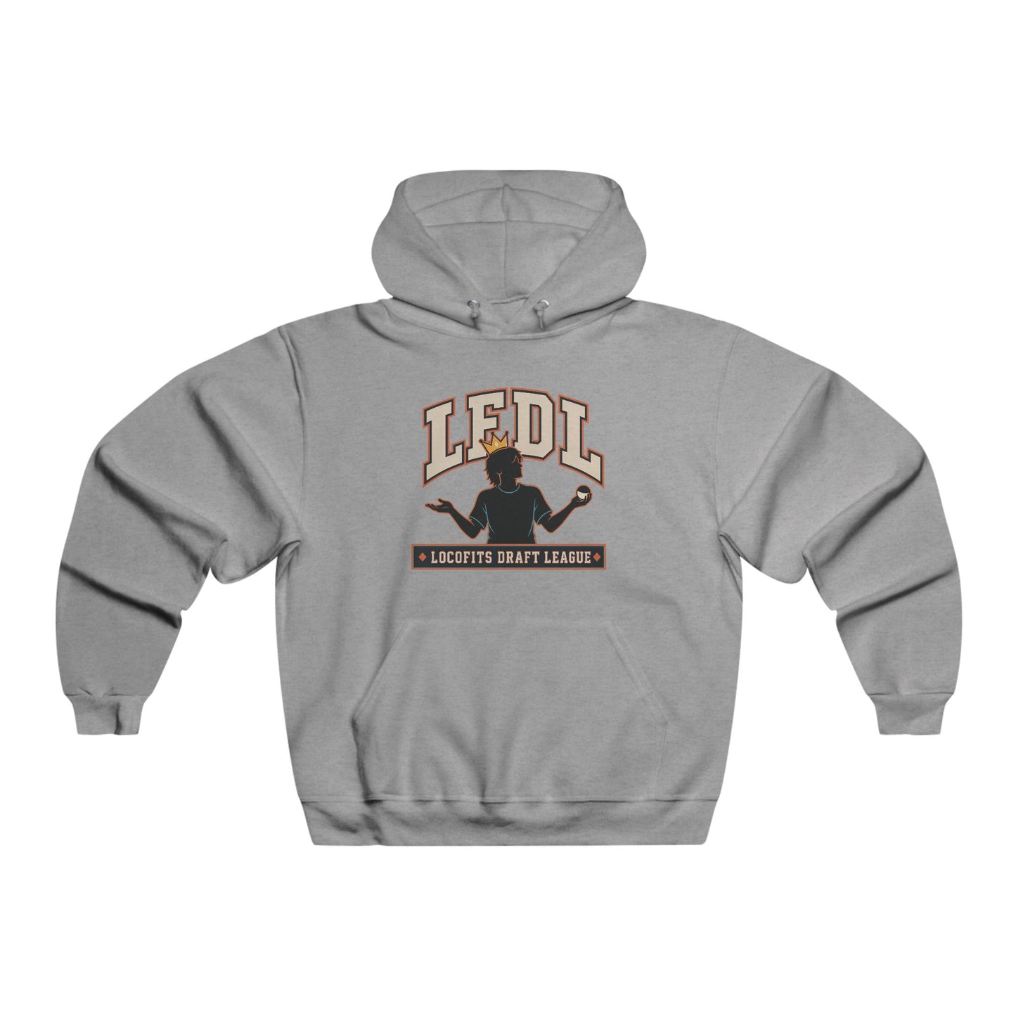 LocoFits Draft League LFDL Portrait Silhouette AP Men's NUBLEND® Hooded Sweatshirt