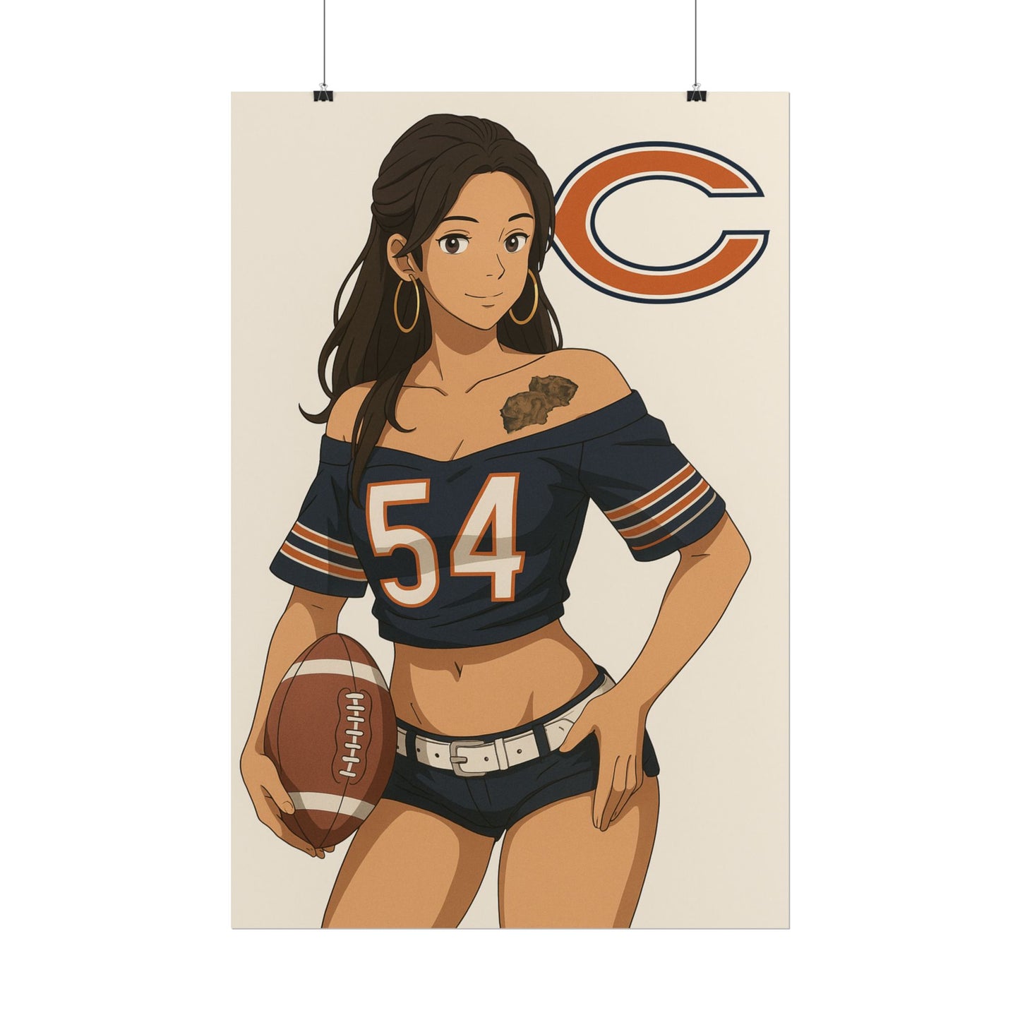 Loco Fits Anime Girls 'Bears Girl 1' Poster