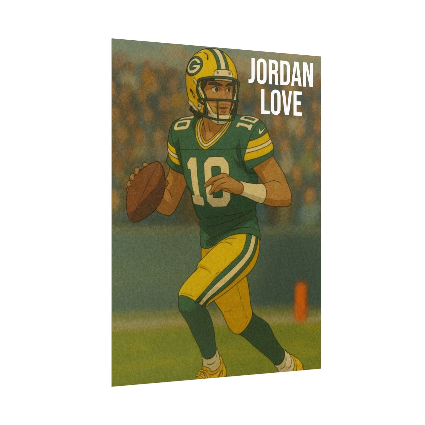 Loco Fits Anime Football 'Jordan Love' Poster