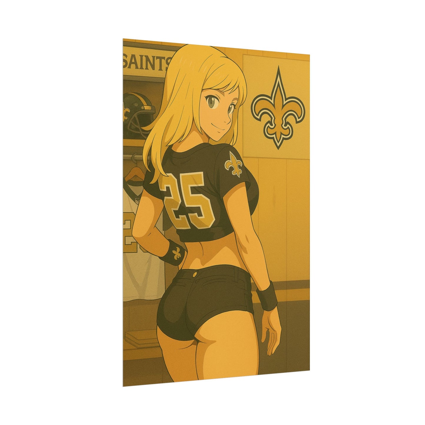 Loco Fits Anime Girls 'Saints Girl Locker Room 1' Poster