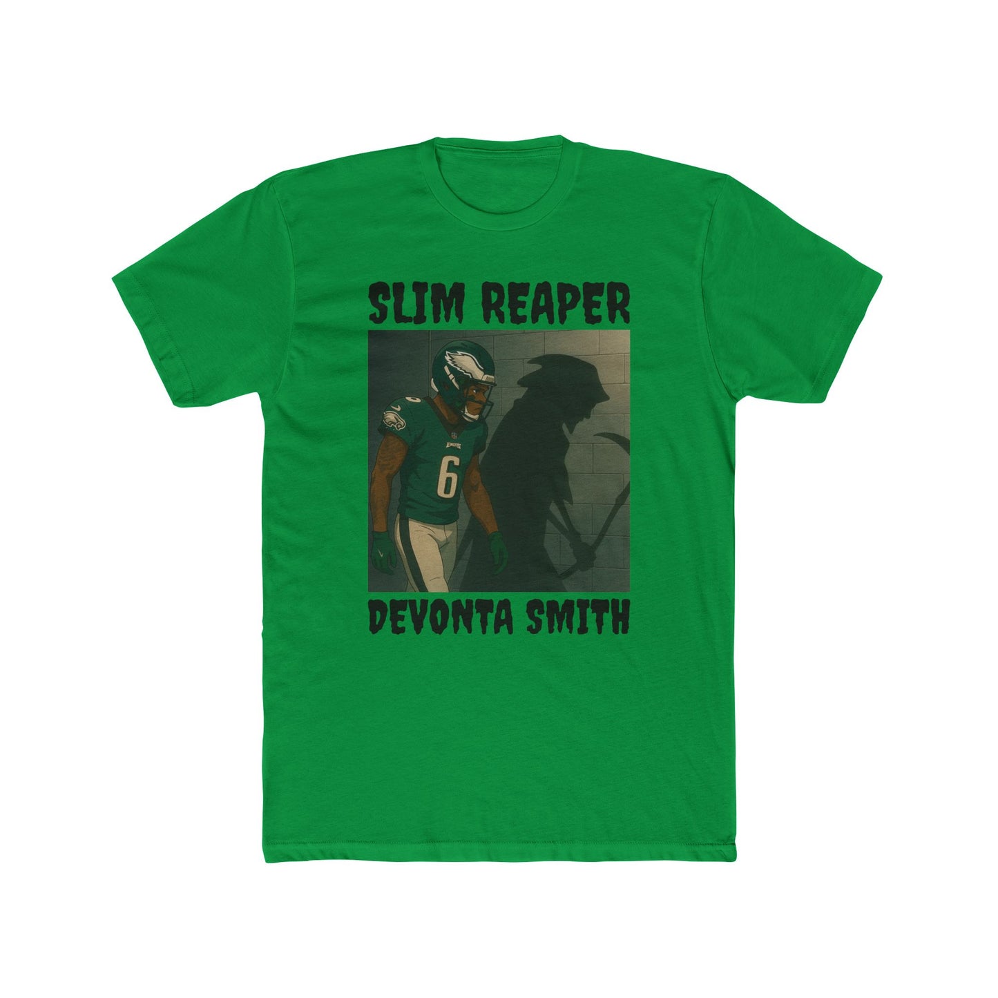 Anime Football 'Slim Reaper DeVonta Smith' Cotton Crew Tee
