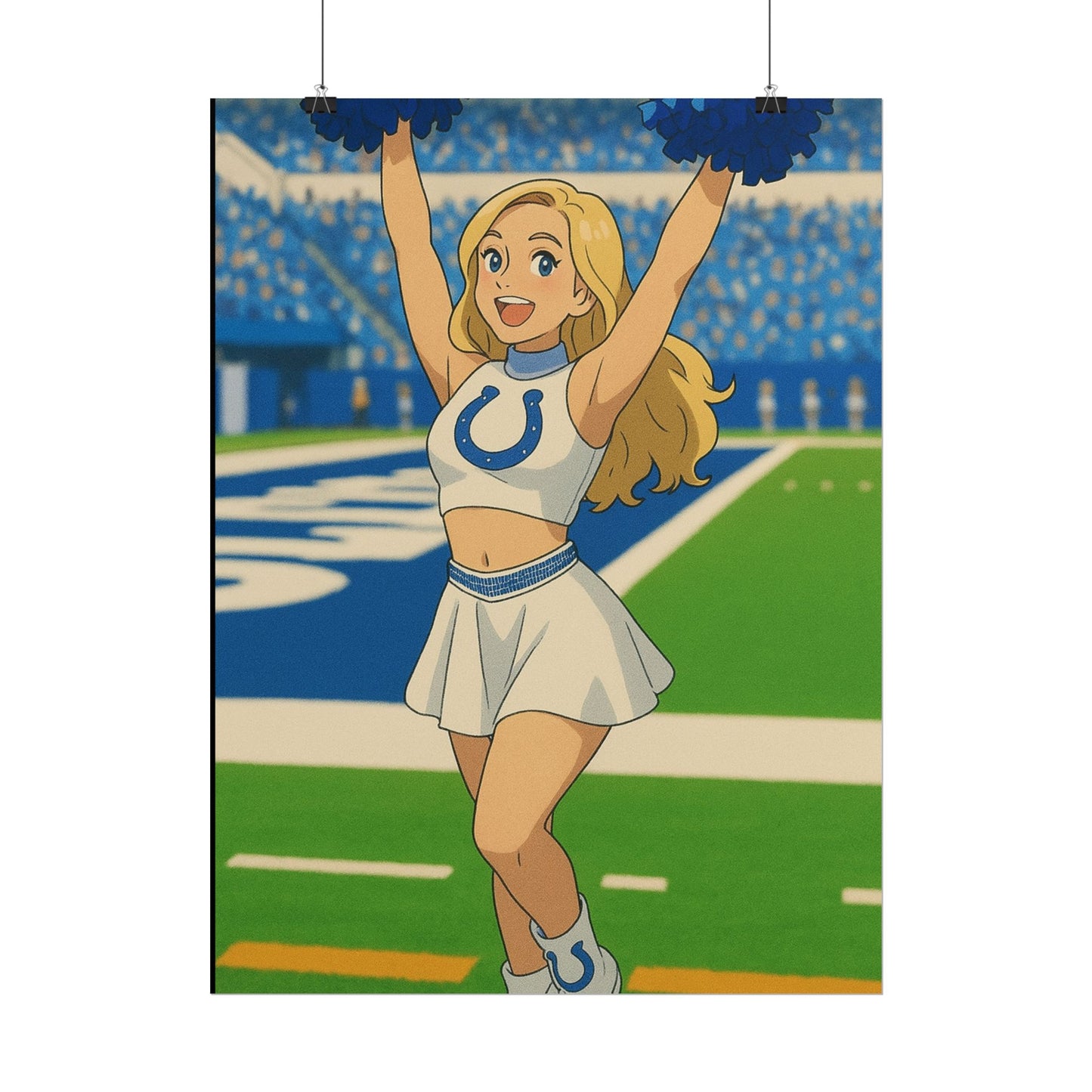 Loco Fits Anime Girls 'Colts Cheerleader On-Field 2' Poster