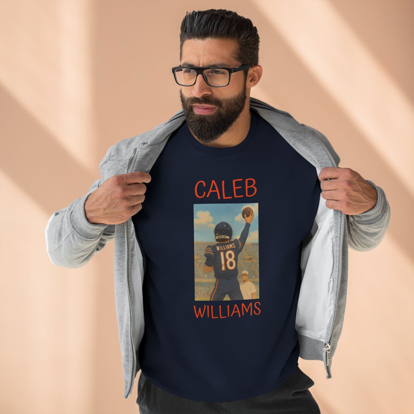 Anime Football 'Caleb Williams' Crewneck Sweatshirt
