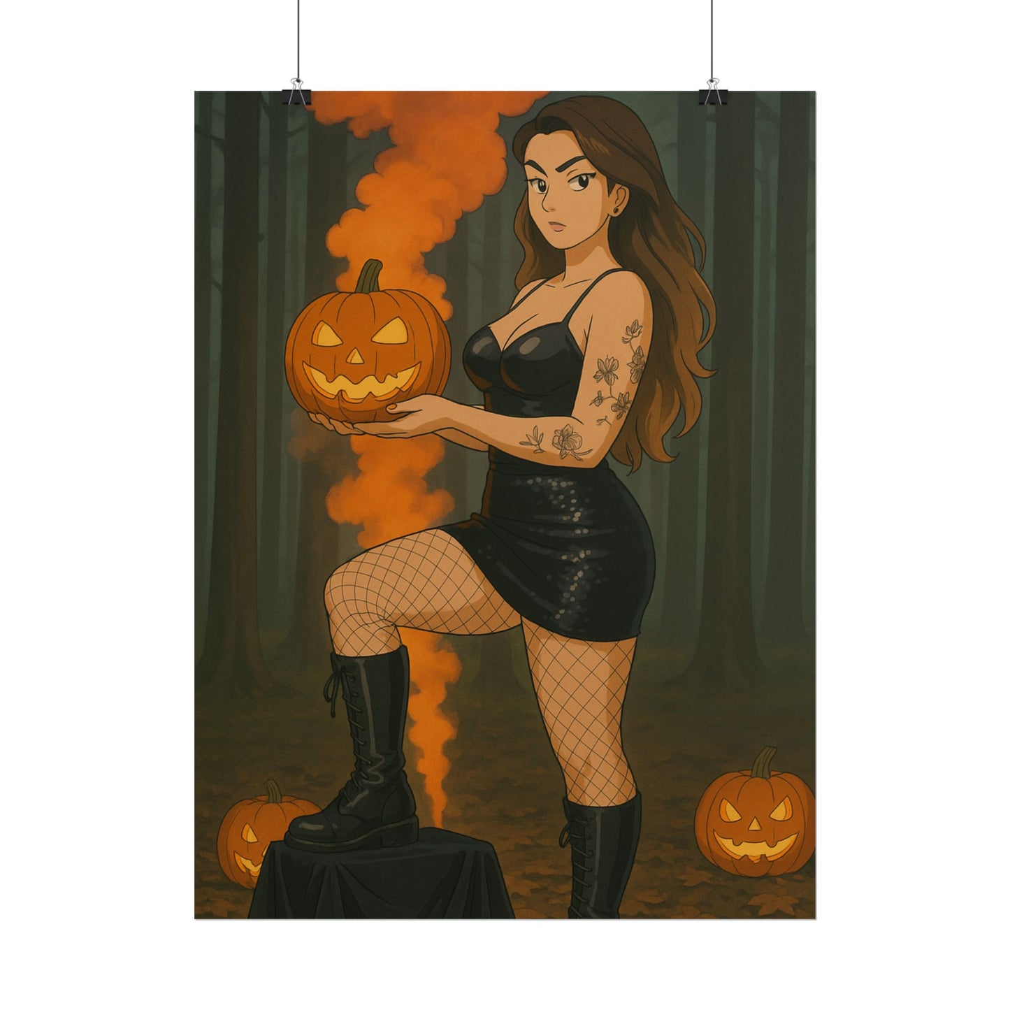 Loco Fits Anime Girls 'Spooky Season' Poster