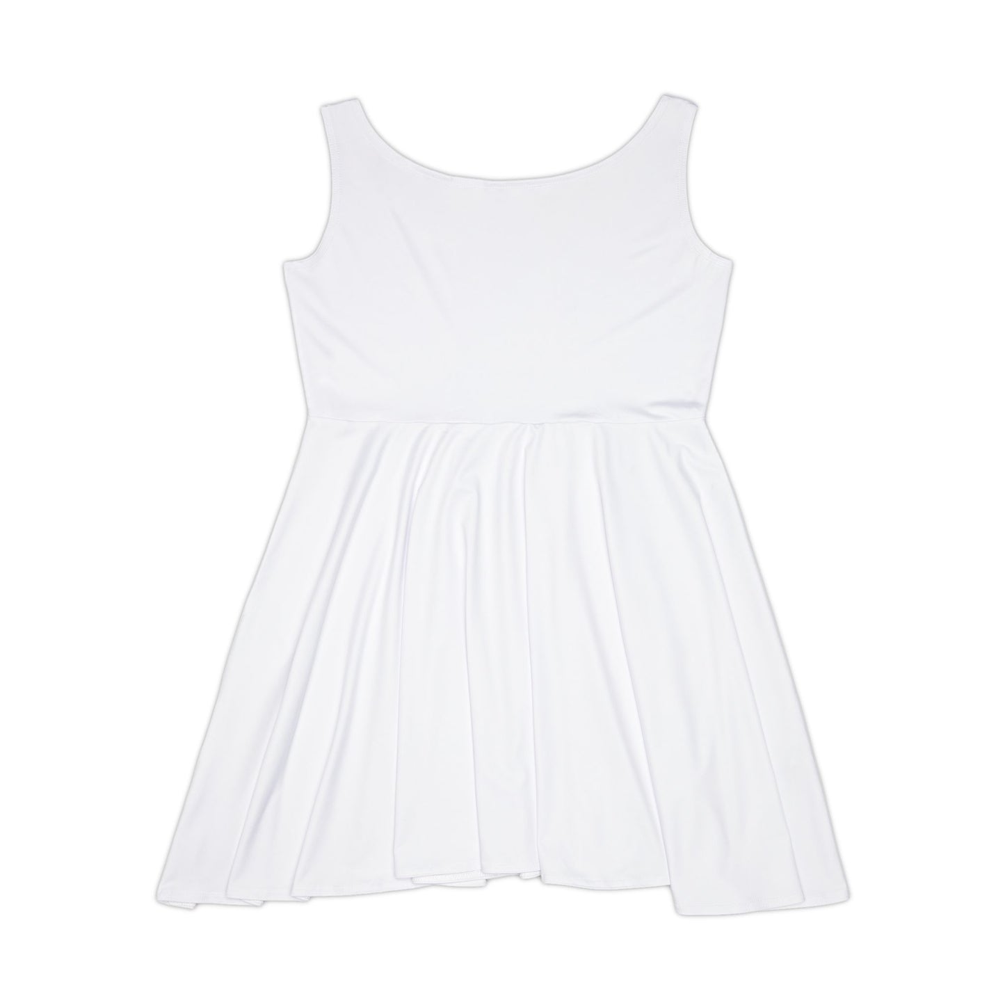 "Baddie Street" Black & White Full Heart V2 Women’s Skater Dress