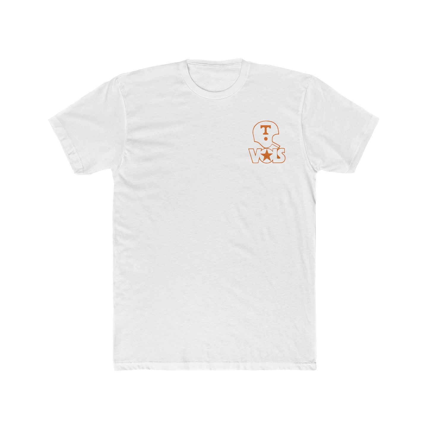 'Vols Football Helmet' Pocket Logo Cotton Crew Tee