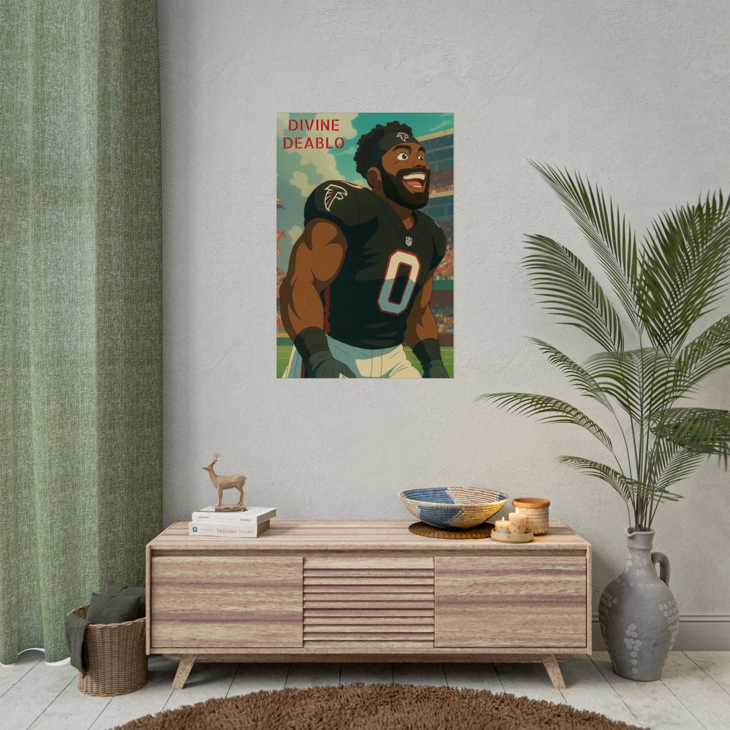 Loco Fits Anime Football 'Divine Deablo' Poster