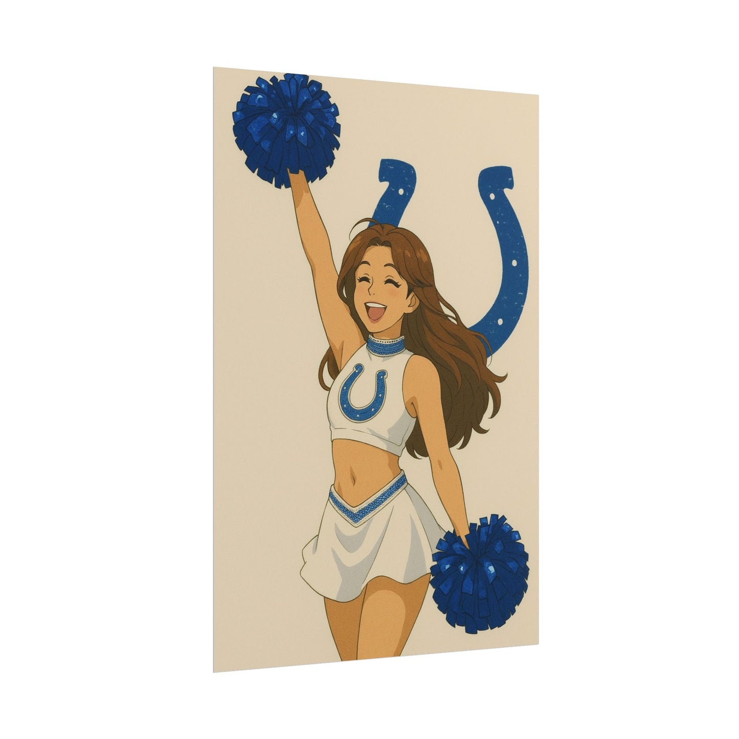 Loco Fits Anime Girls 'Colts Cheerleader 2' Poster