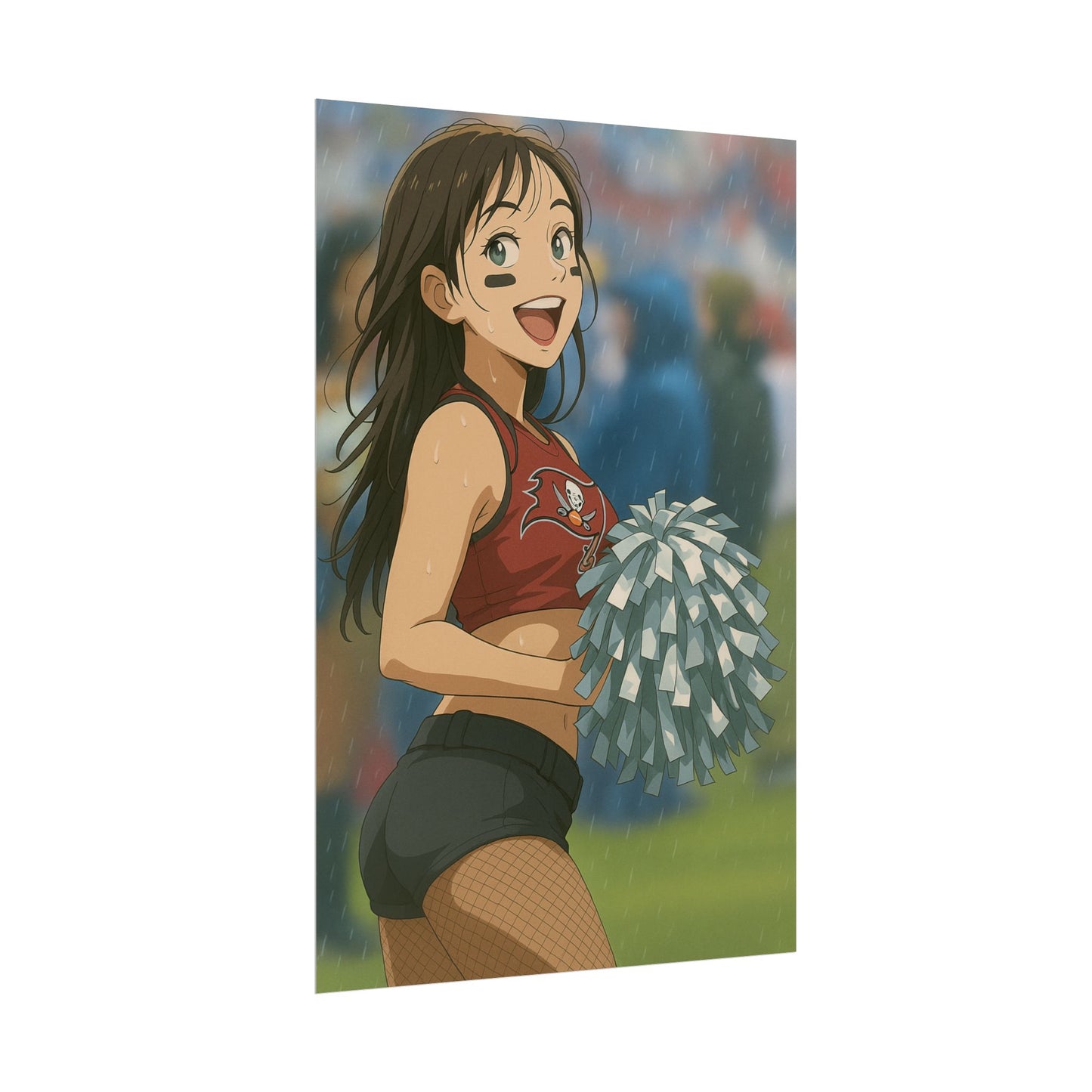 Loco Fits Anime Girls 'Buccaneers Cheerleader On-Field 3' Poster