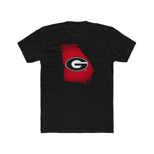 'Georgia Bulldogs State of Georgia' Cotton Crew Tee