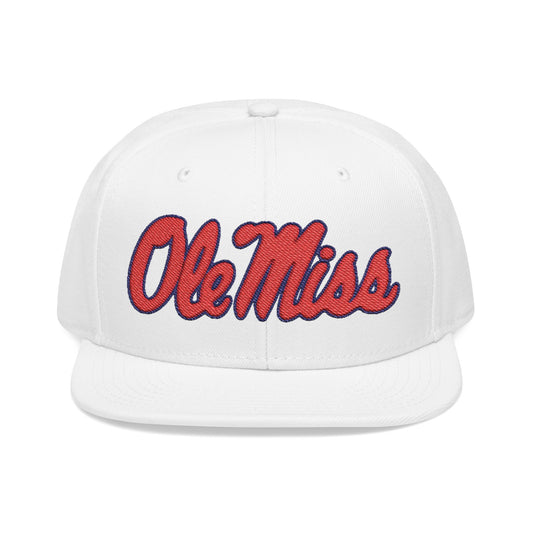 'Ole Miss Script' Logo Snapback