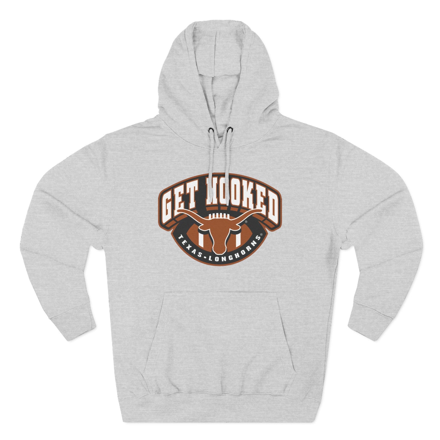 'Texas Longhorn Football, Get Hooked' Three-Panel Fleece Hoodie
