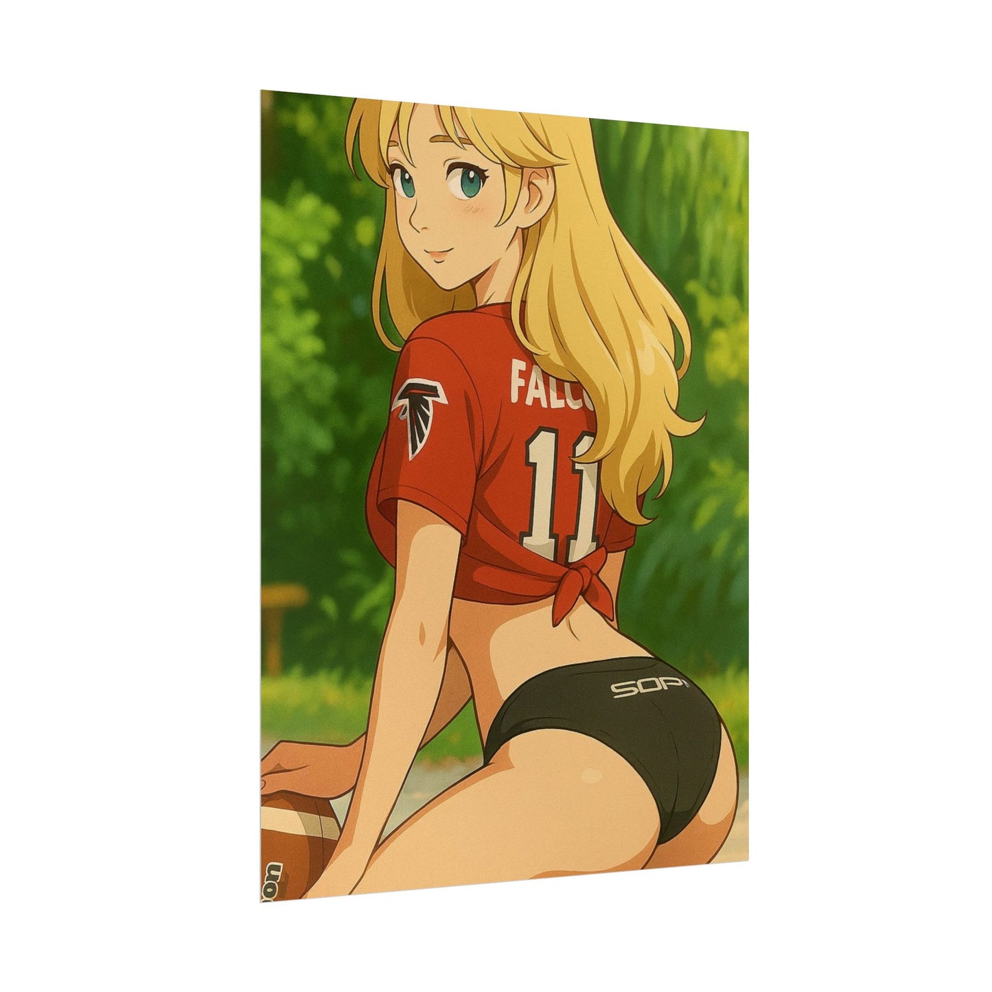 Loco Fits Anime Girls 'Falcons Girl Swimsuit 1' Poster