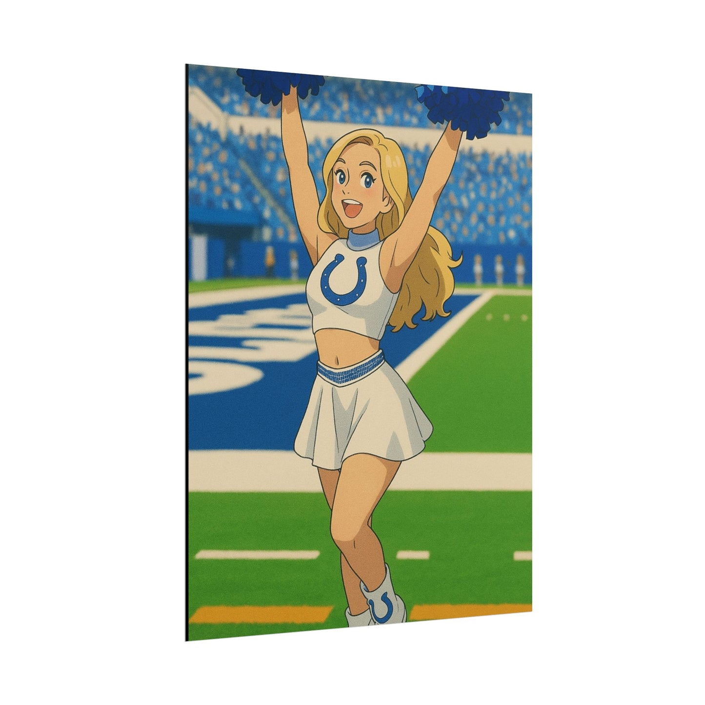 Loco Fits Anime Girls 'Colts Cheerleader On-Field 2' Poster