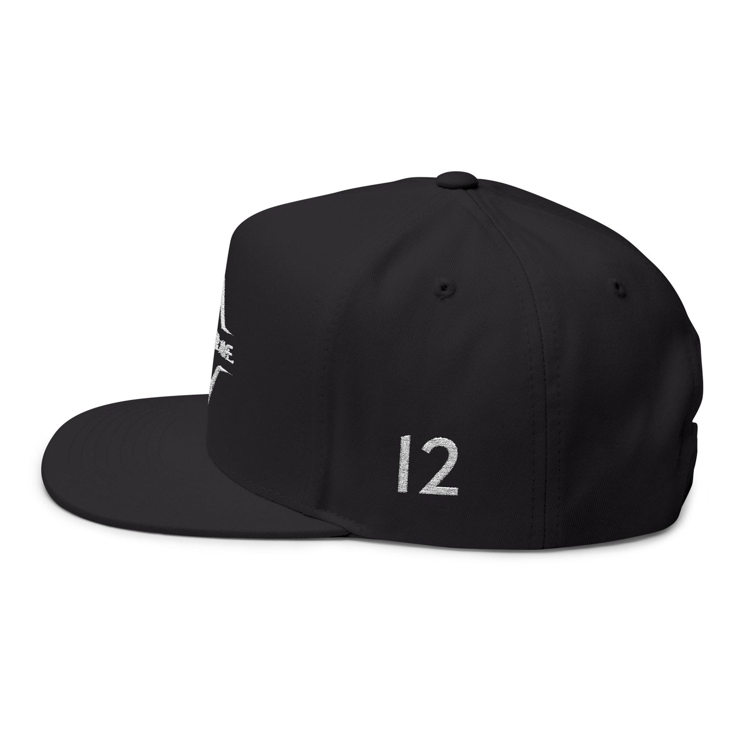 Black "Hustler Ave" #12 Avalanche Motion Alt. Snapback