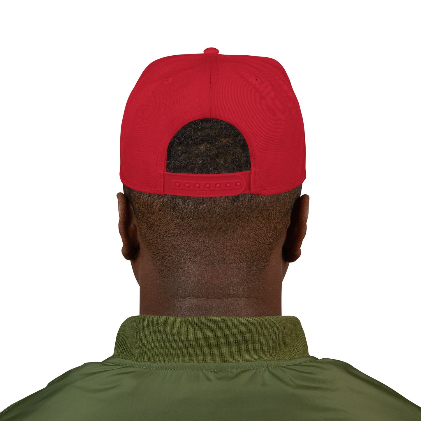 Red "Hustler Ave" #23 Diamond Status Alt. Snapback