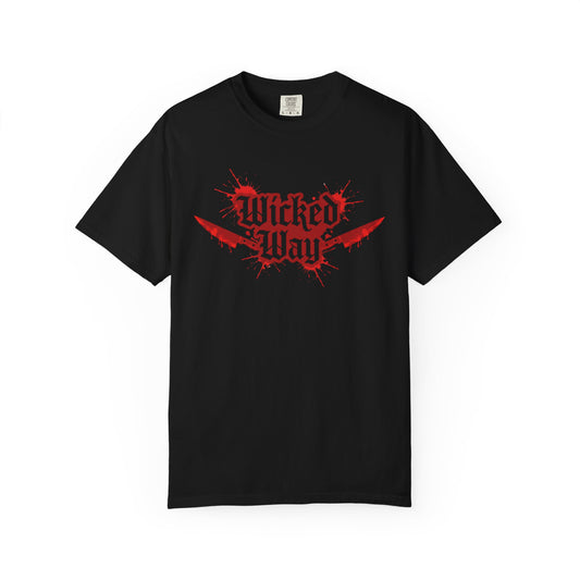 "Wicked Way" Double Kitchen Knives Graphic T-Shirt