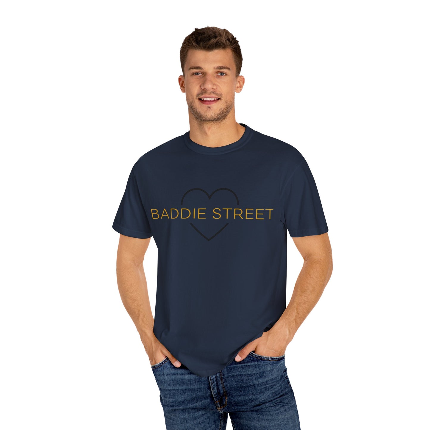 "Baddie Street" Classy Heart Gold Multi Color Option T-Shirt