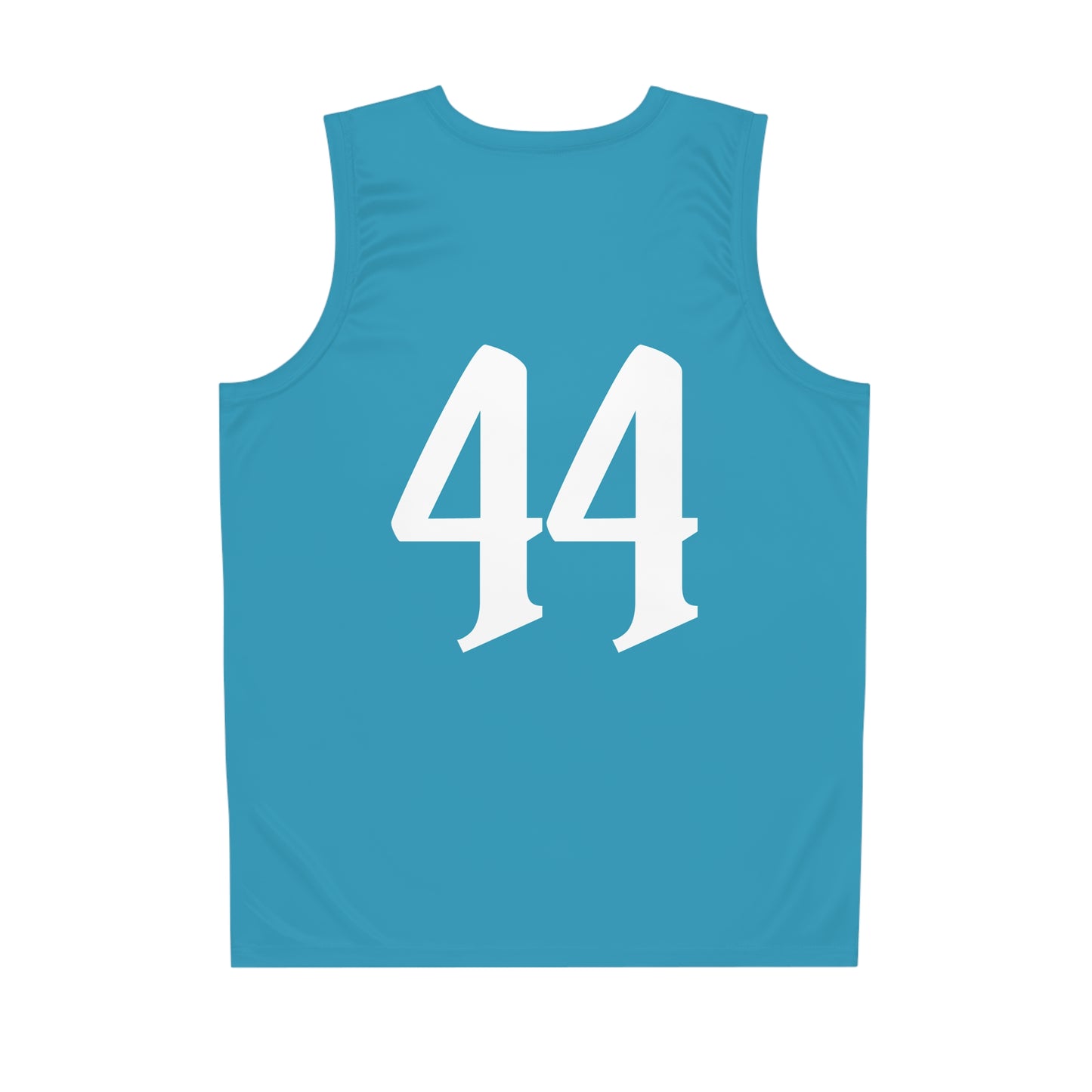 Teal & White "Wicked Way" #44 Alt. Basketball Jersey