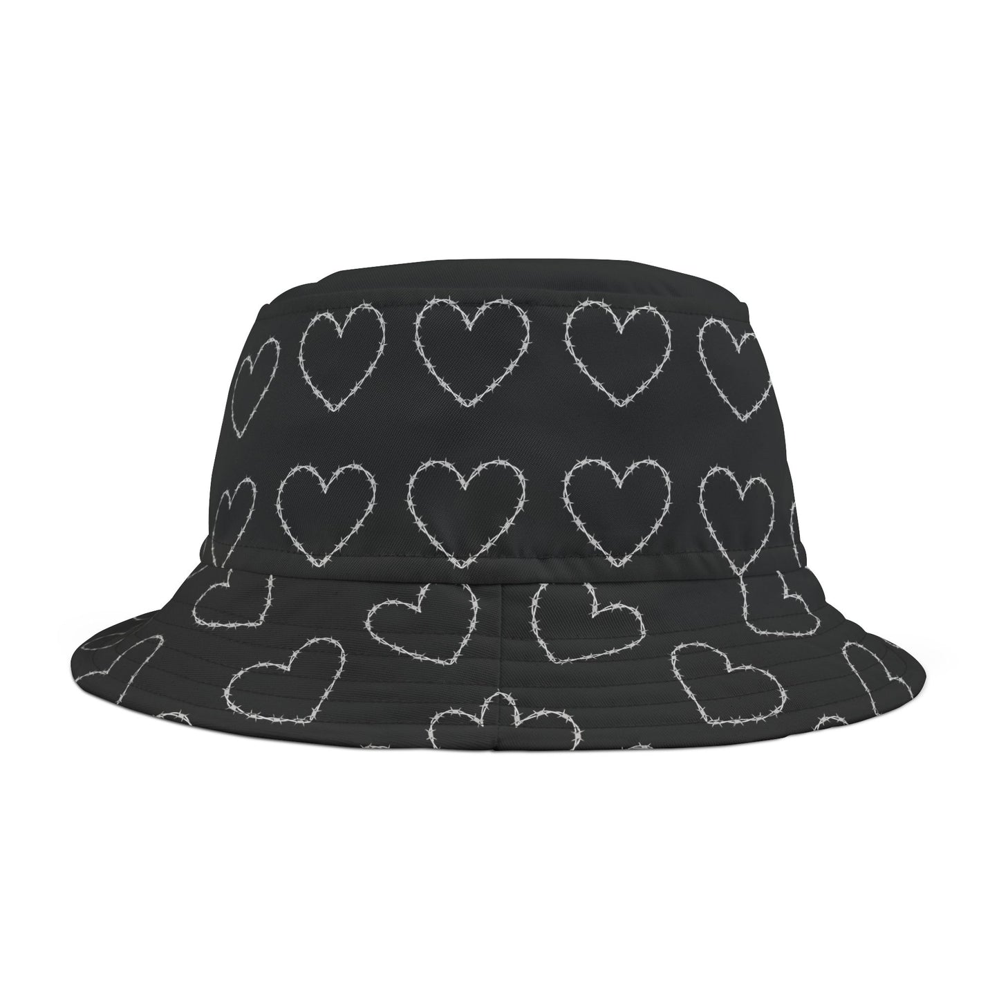 Exclusive "Baddie Street" Heart of Barbed Wire Bucket Hat