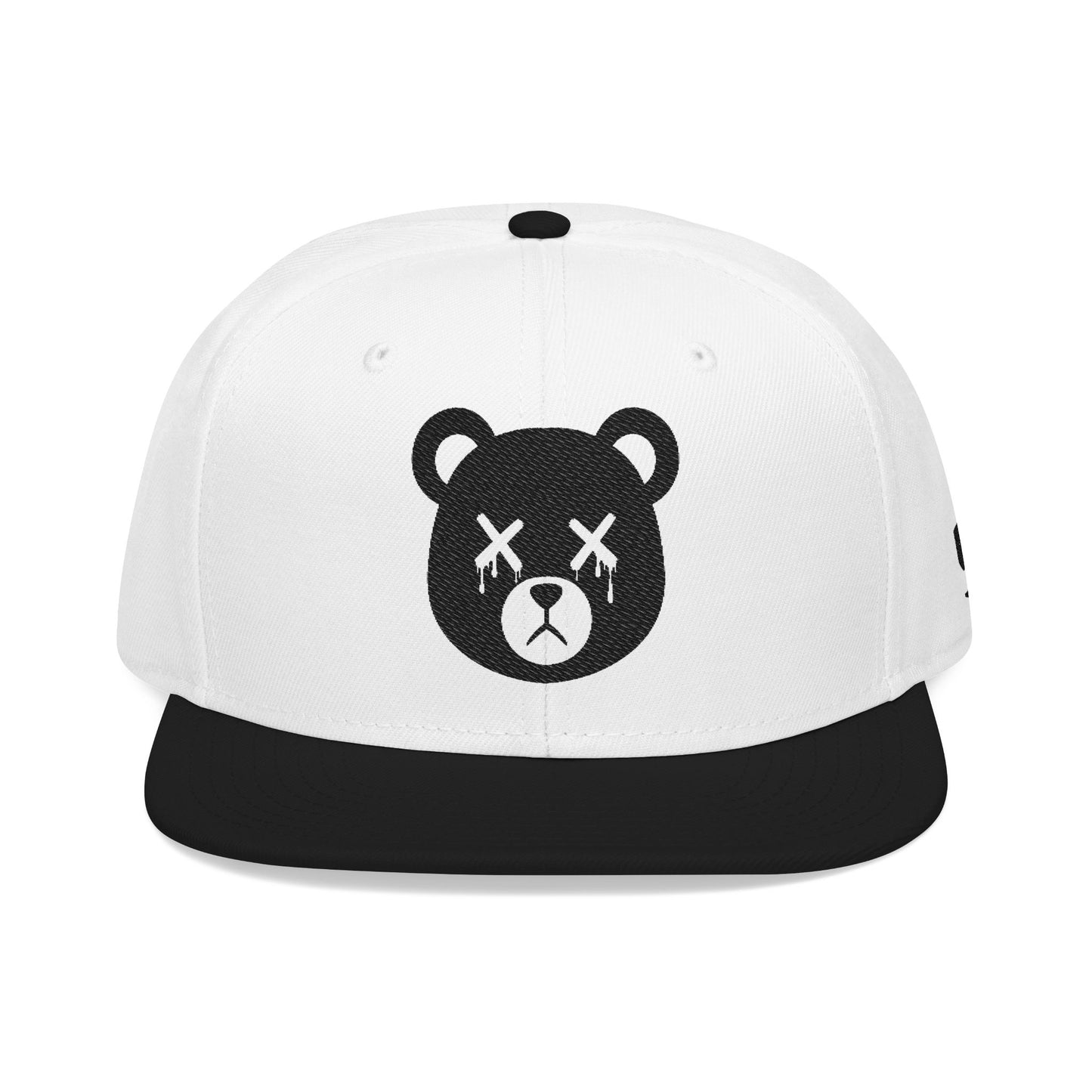 White "Wicked Way" #93 Dead Bear Head Solo Snapback