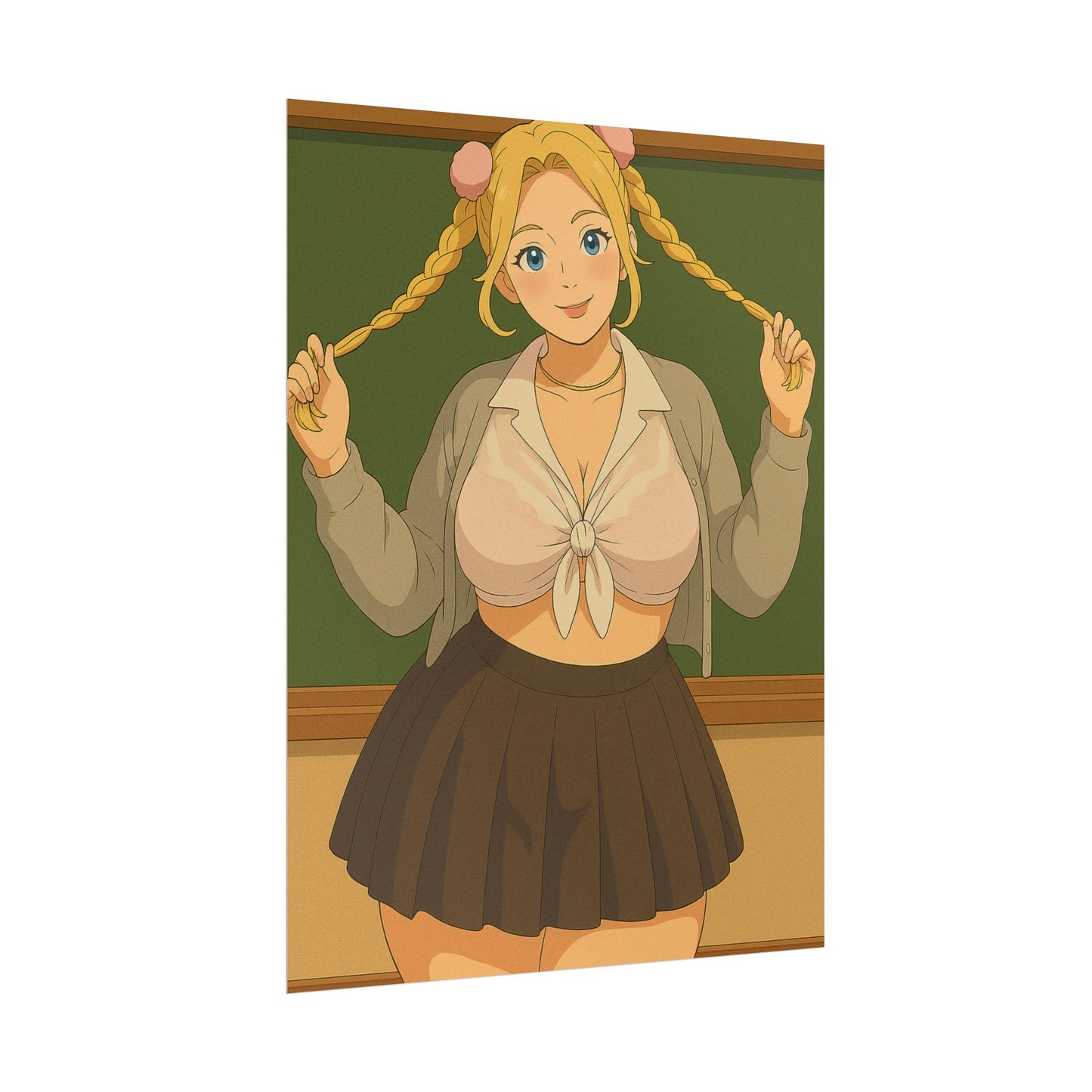 Loco Fits Anime Girls 'Seductive School Girl' Poster