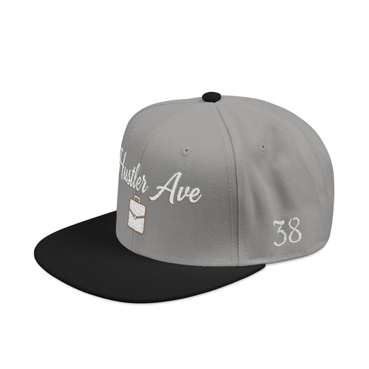 Grey "Hustler Ave" All Business Briefcase Snapback