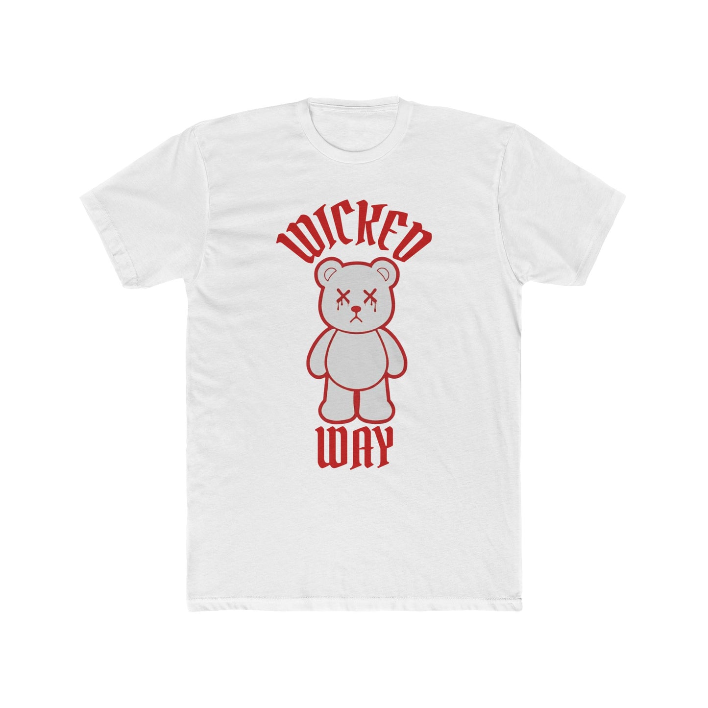 "Wicked Way" Deady Bear V6 Cotton Crew Tee