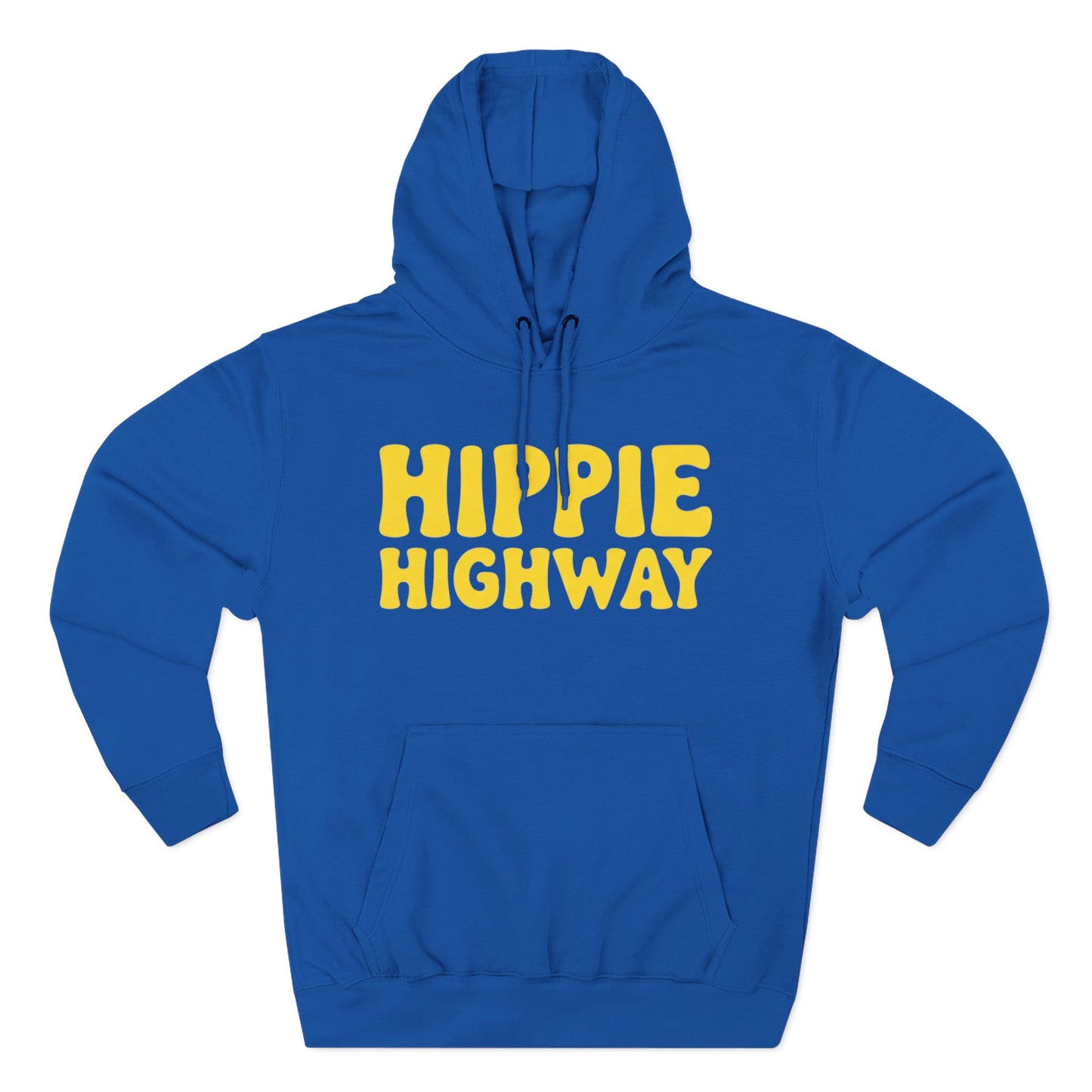 "Hippie Highway" Big Script Fleece Hoodie