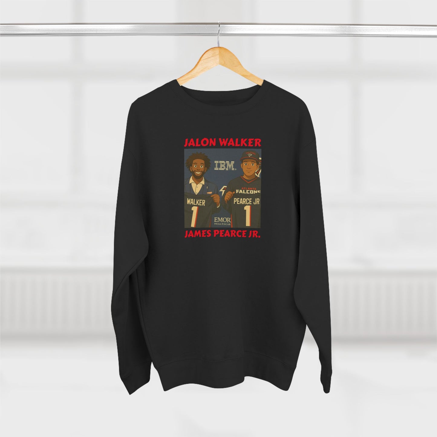 Anime Football 'Jalon Walker/ James Pearce Jr' Crewneck Sweatshirt