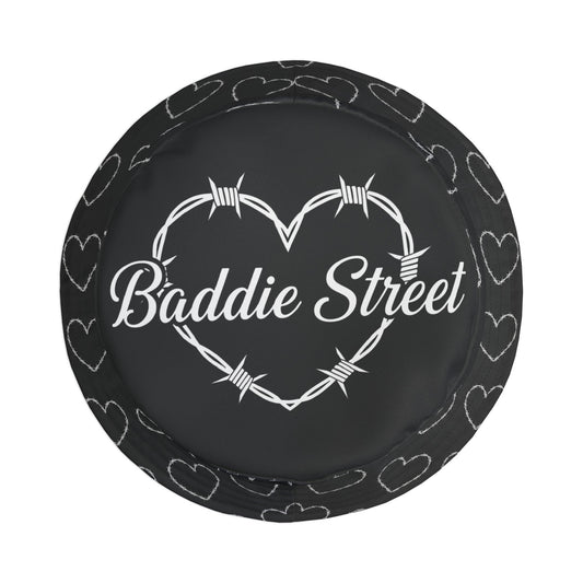 Exclusive "Baddie Street" Heart of Barbed Wire Bucket Hat