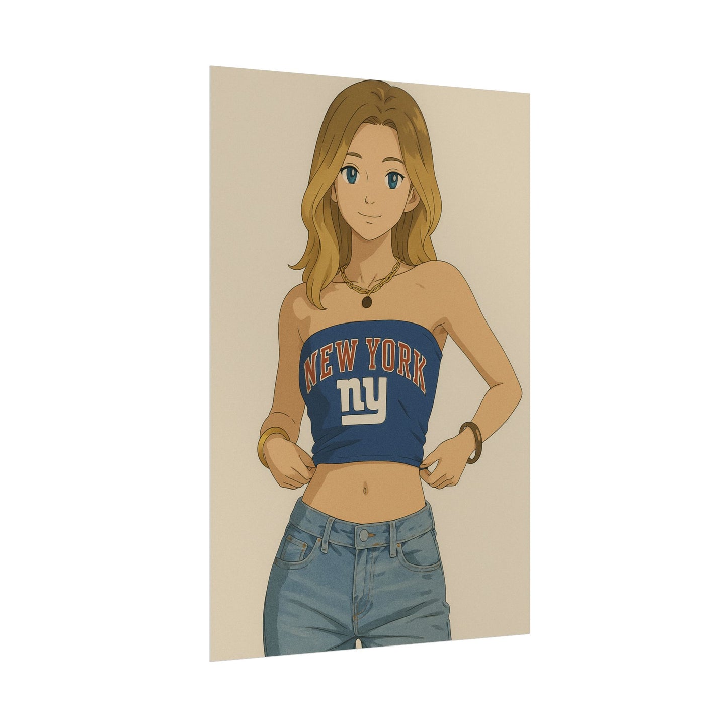 Loco Fits Anime Girls 'Giants Girl 1' Poster