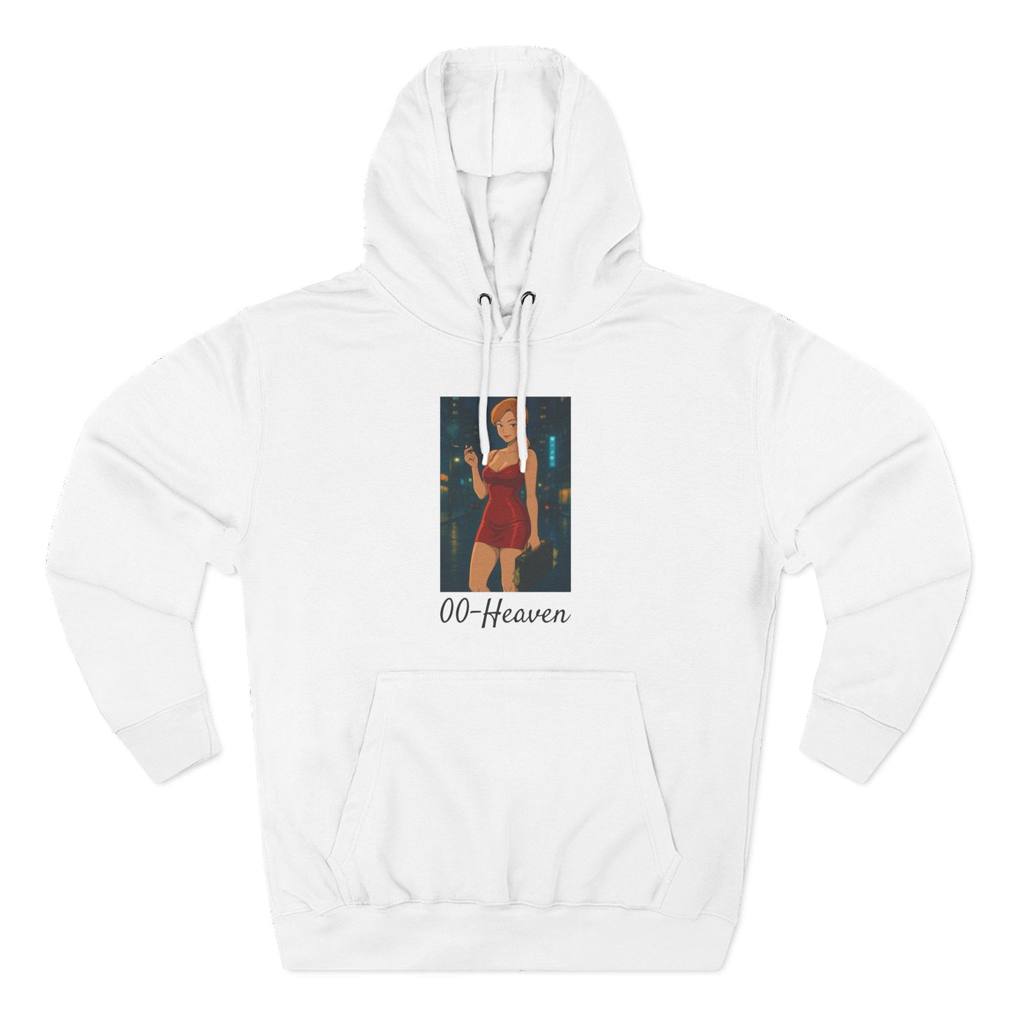 Loco Fits Anime Girls 'Take the Money & Run' Three-Panel Fleece Hoodie