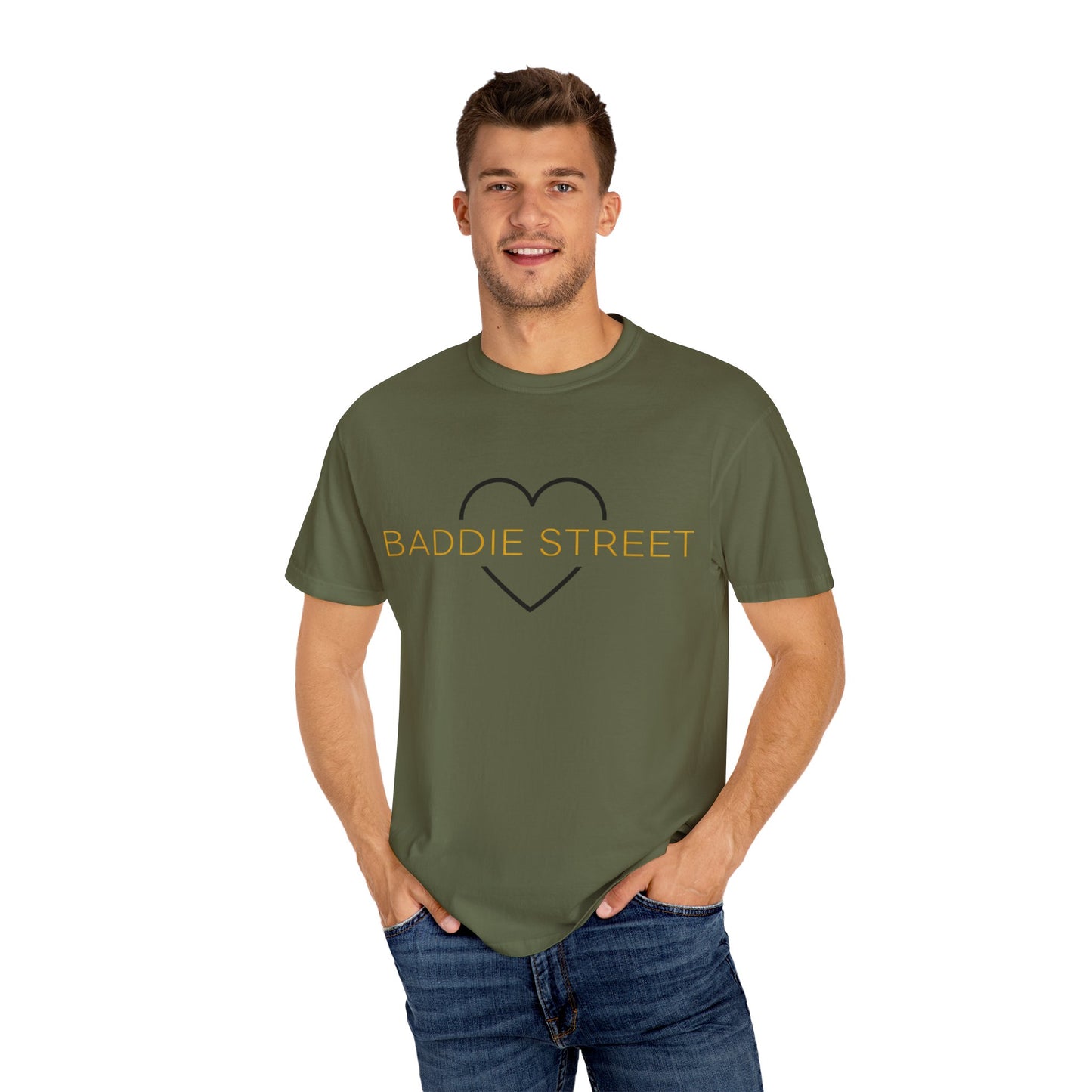 "Baddie Street" Classy Heart Gold Multi Color Option T-Shirt