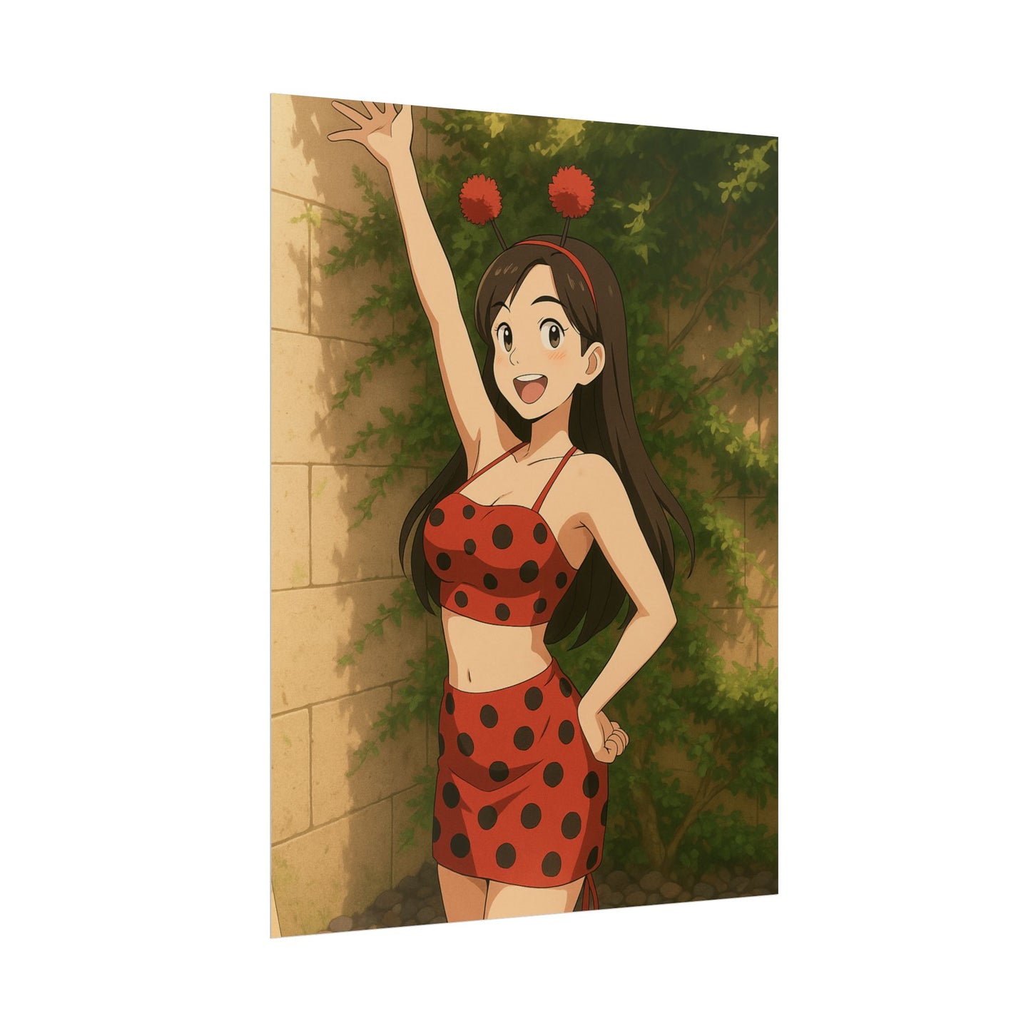 Loco Fits Anime Girls 'Lady Bug' Poster