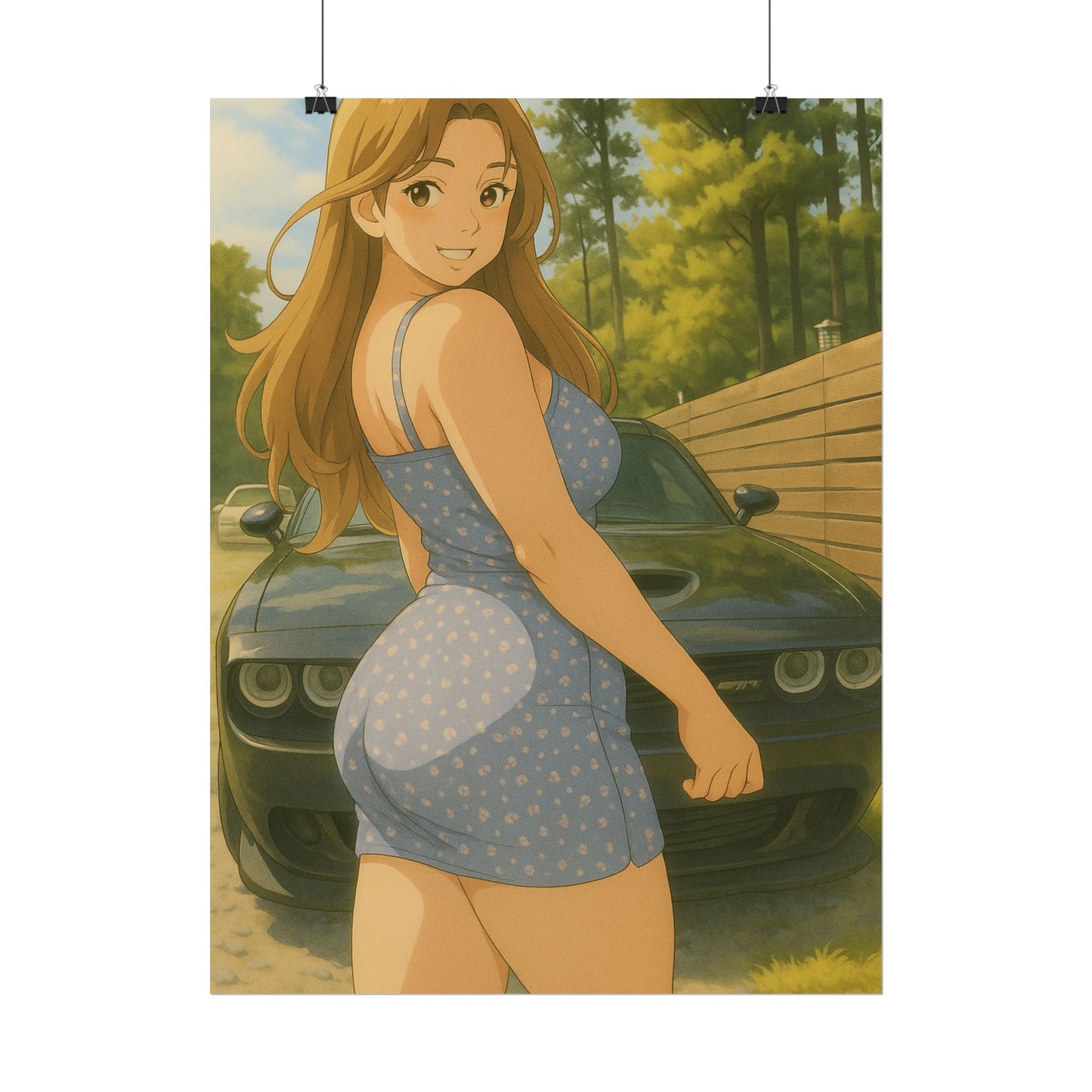 Loco Fits Anime Girls 'Want A Ride' Poster