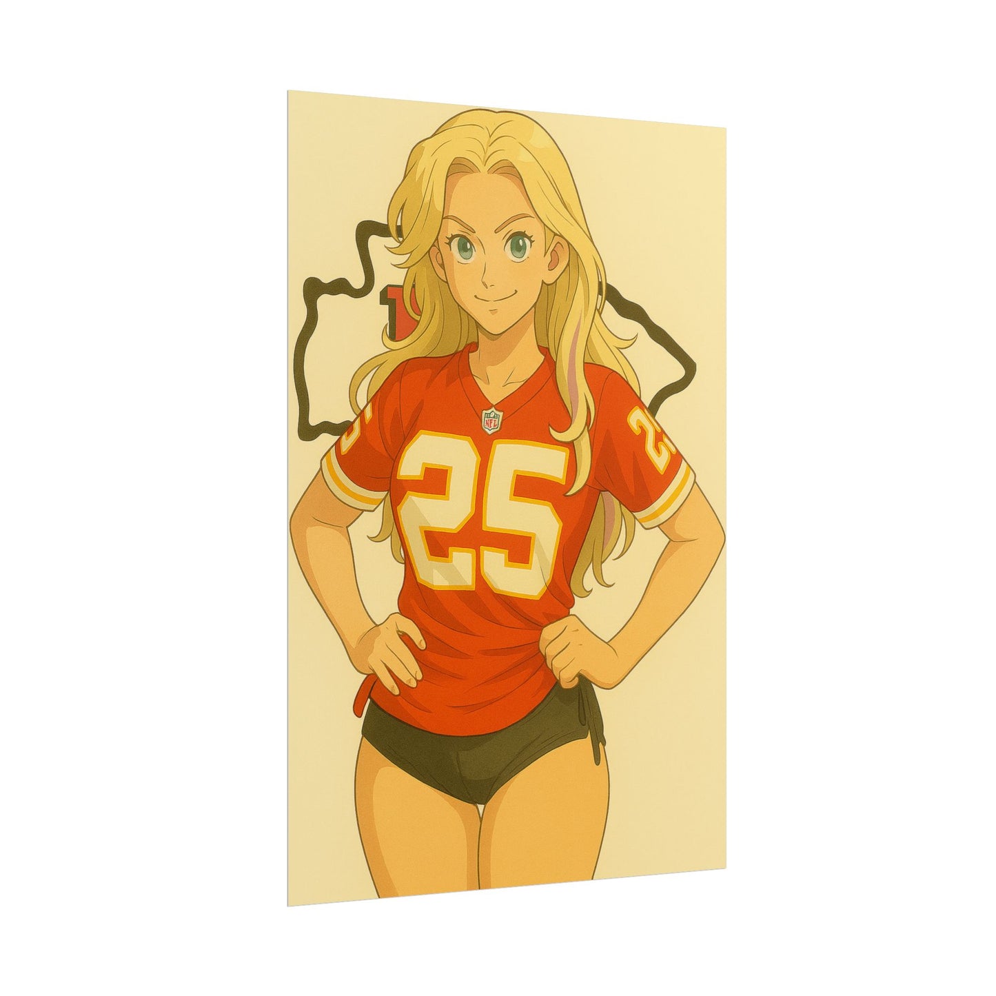 Loco Fits Anime Girls 'K City Girl 1' Poster