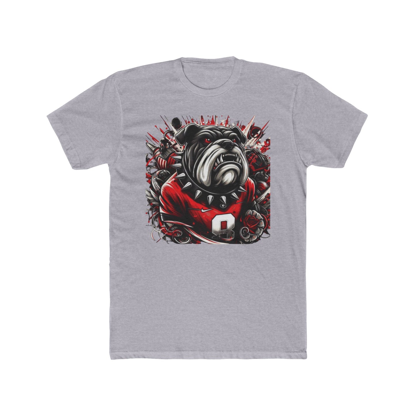 'Georgia Bulldogs Cool Portrait' Cotton Crew Tee