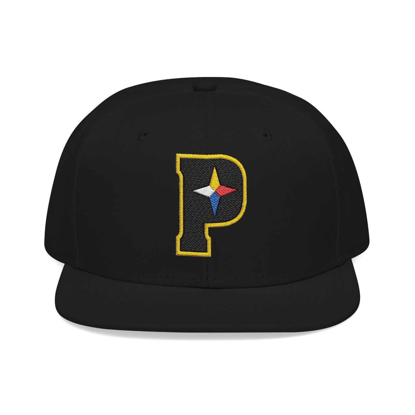 Loco Fits "NFL Pittsburgh Steelers Letter P Concept Logo" Snapback (Embroidery)