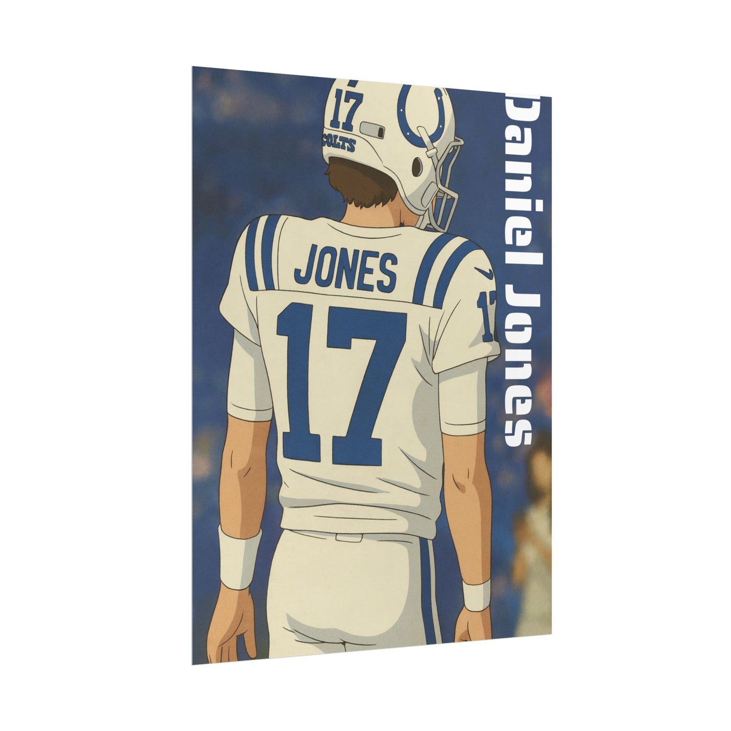 Loco Fits Anime Football 'Daniel Jones' Poster