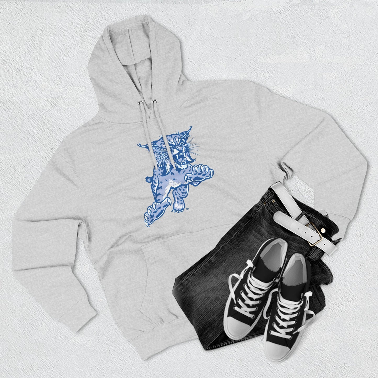'Kentucky Wildcats The Wildcat' Three-Panel Fleece Hoodie