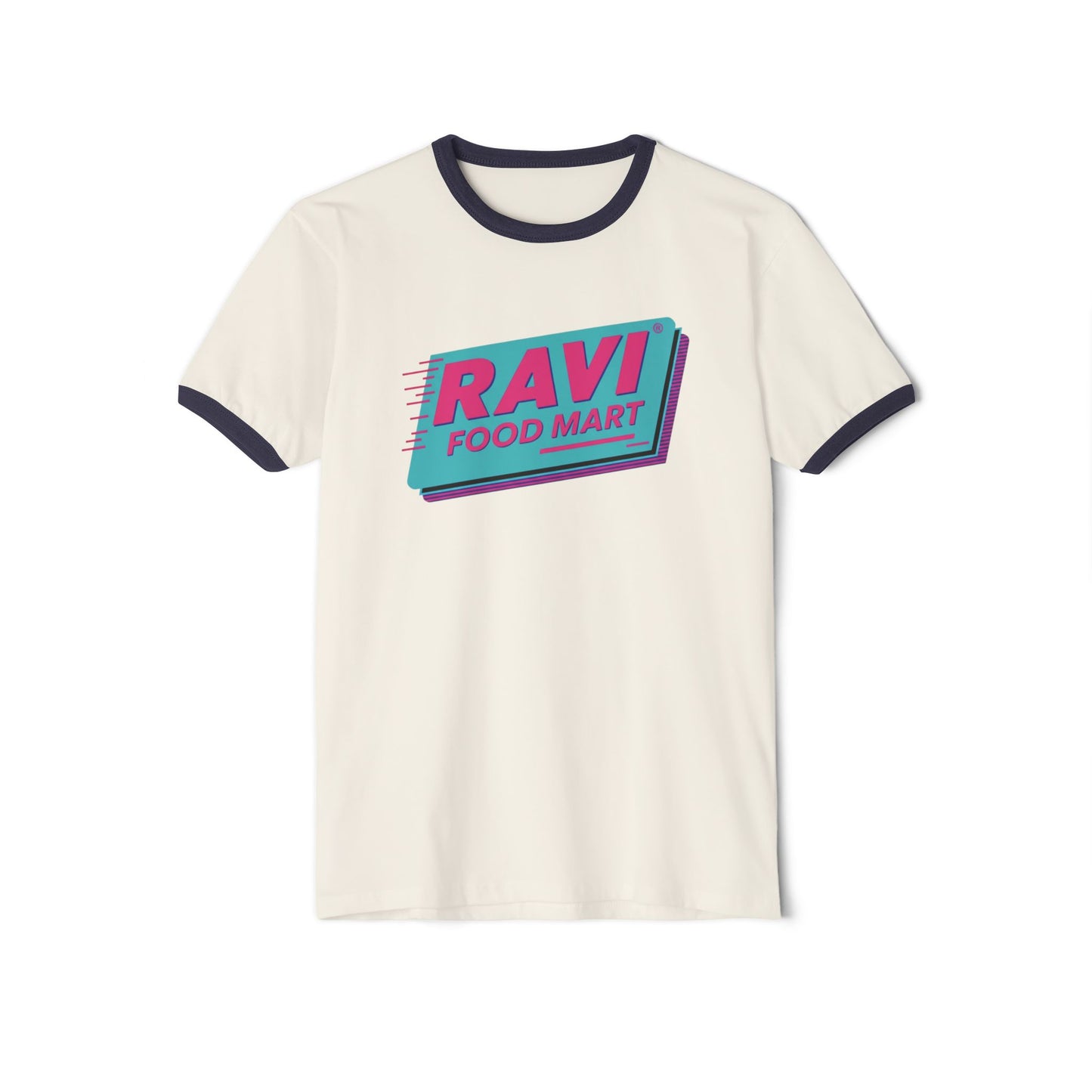 Ravi Food Mart Retro Ringer T-Shirt
