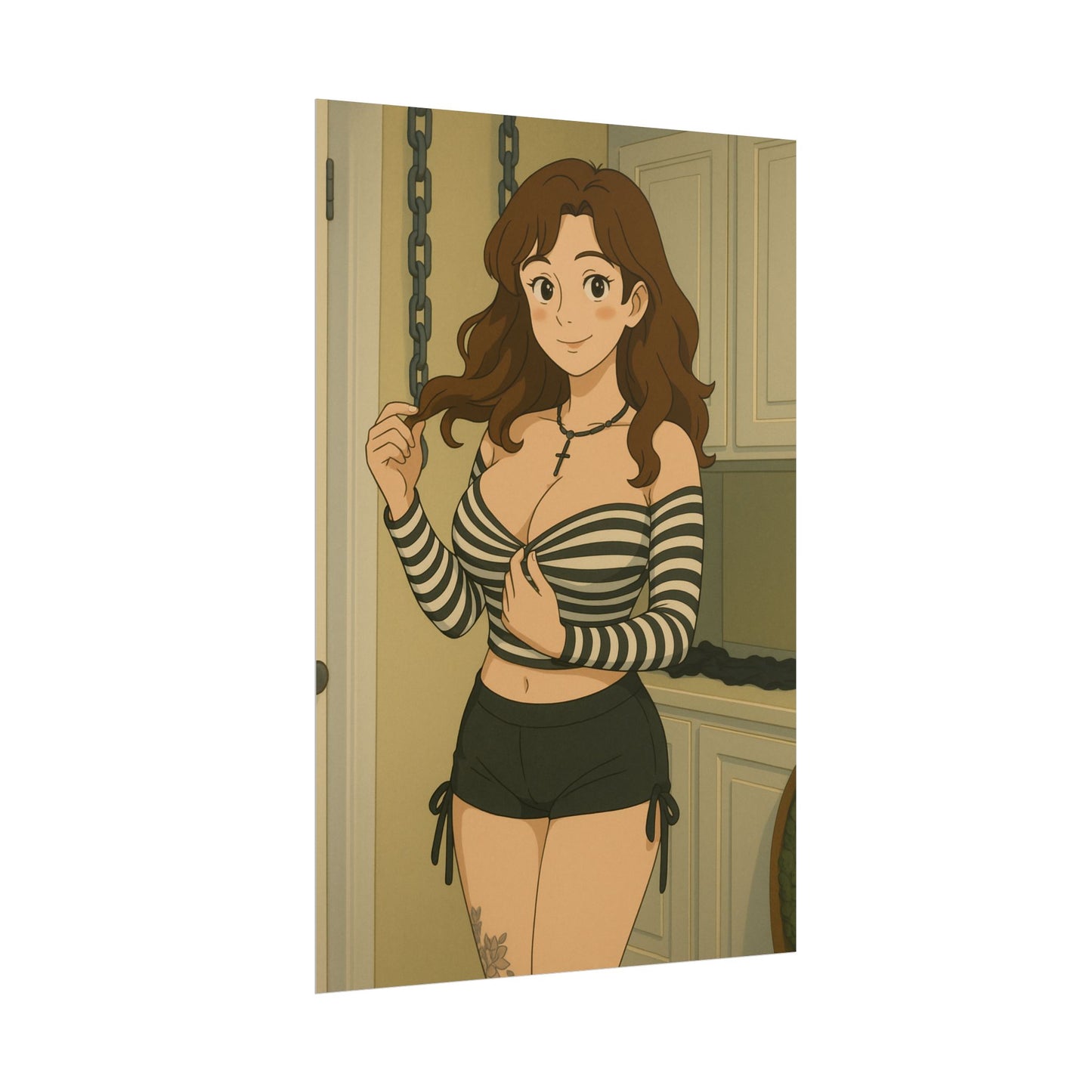 Loco Fits Anime Girls 'Fun Laundry Room' Poster