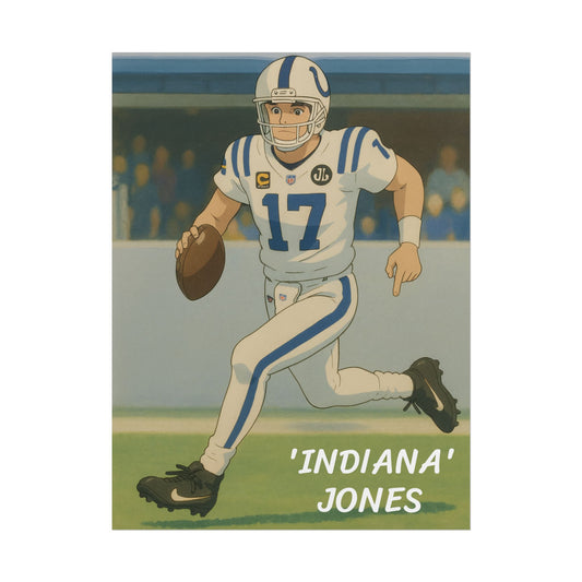 Loco Fits Anime Football 'Indiana Jones' Poster