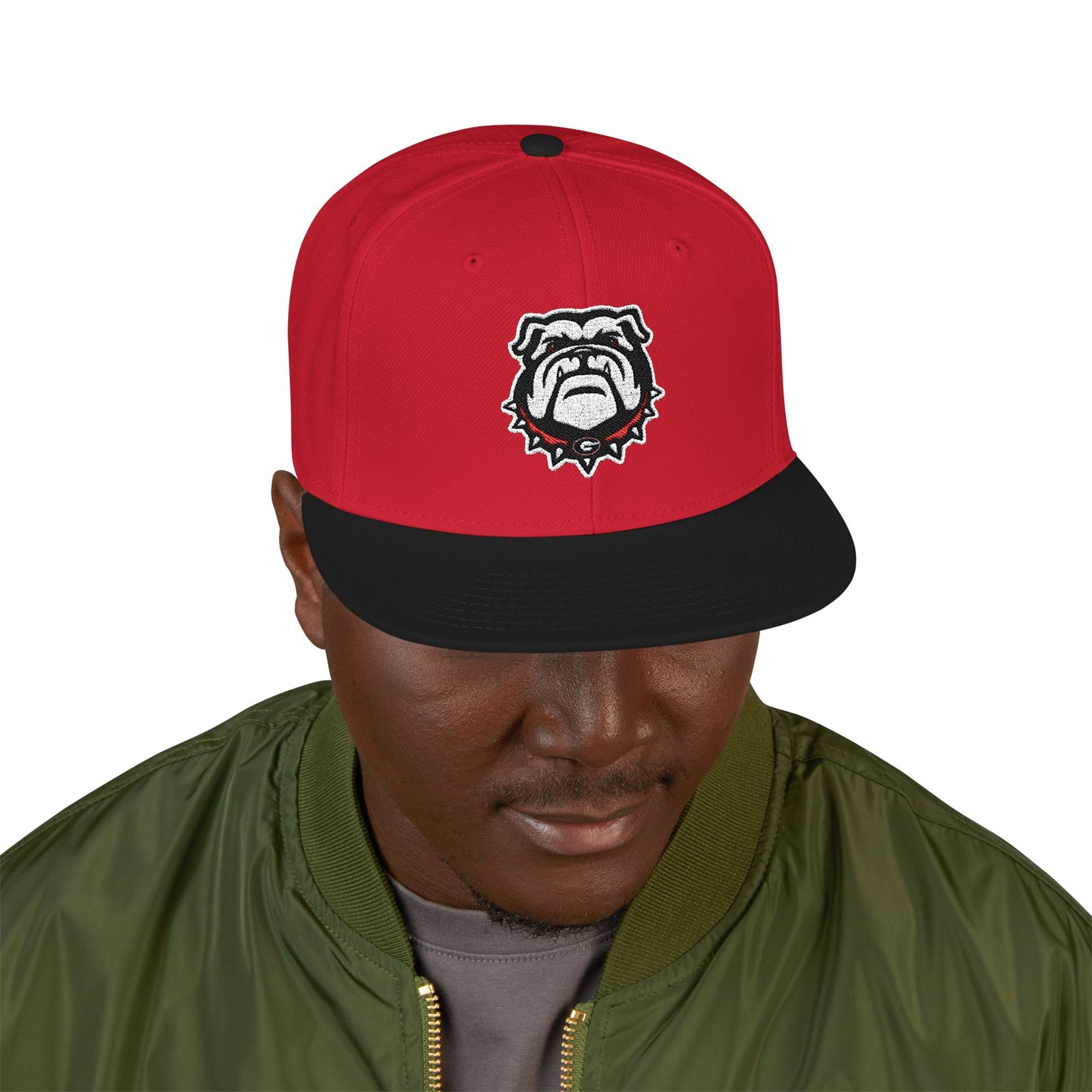 'Georgia Bulldog Head' Logo Snapback