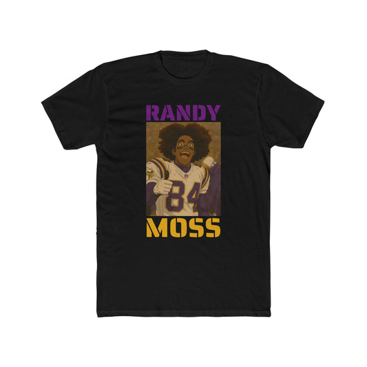 Anime Football 'Randy Moss' Cotton Crew Tee